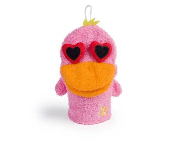set de 5 gants de toilette canard 