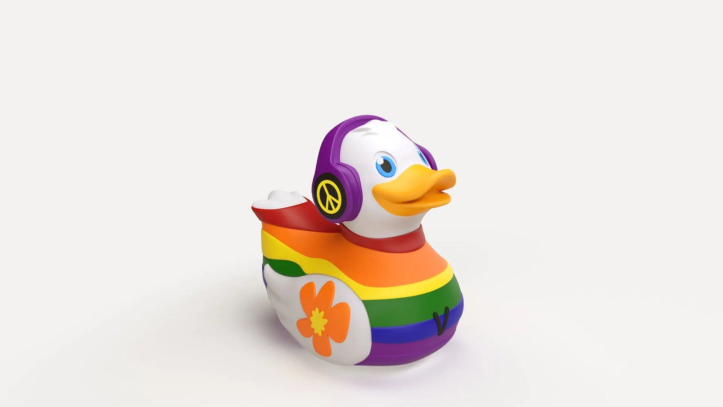 Canard Love is Love Blanc Ducklin CoinCaillerie