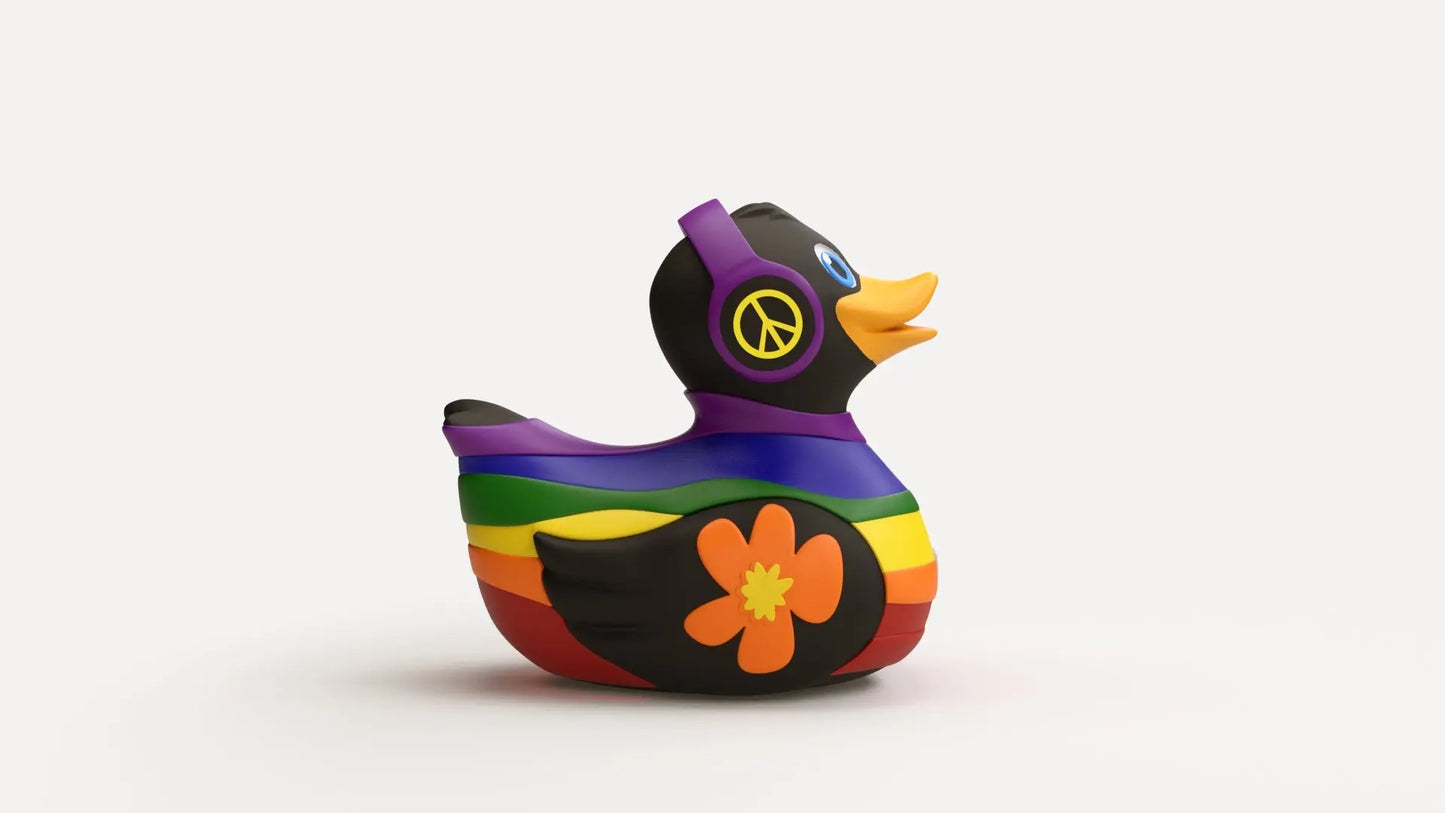 Canard Love is Love Noir Ducklin CoinCaillerie