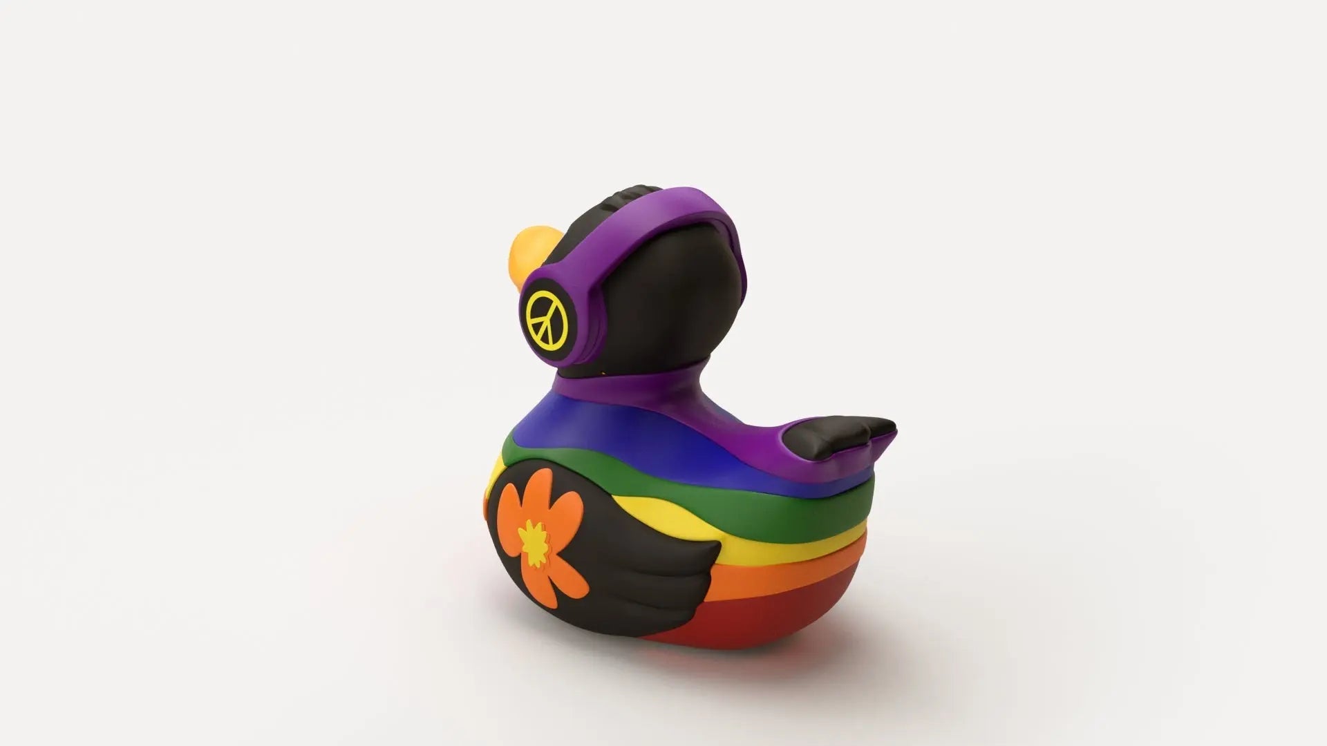 Canard Love is Love Noir Ducklin CoinCaillerie