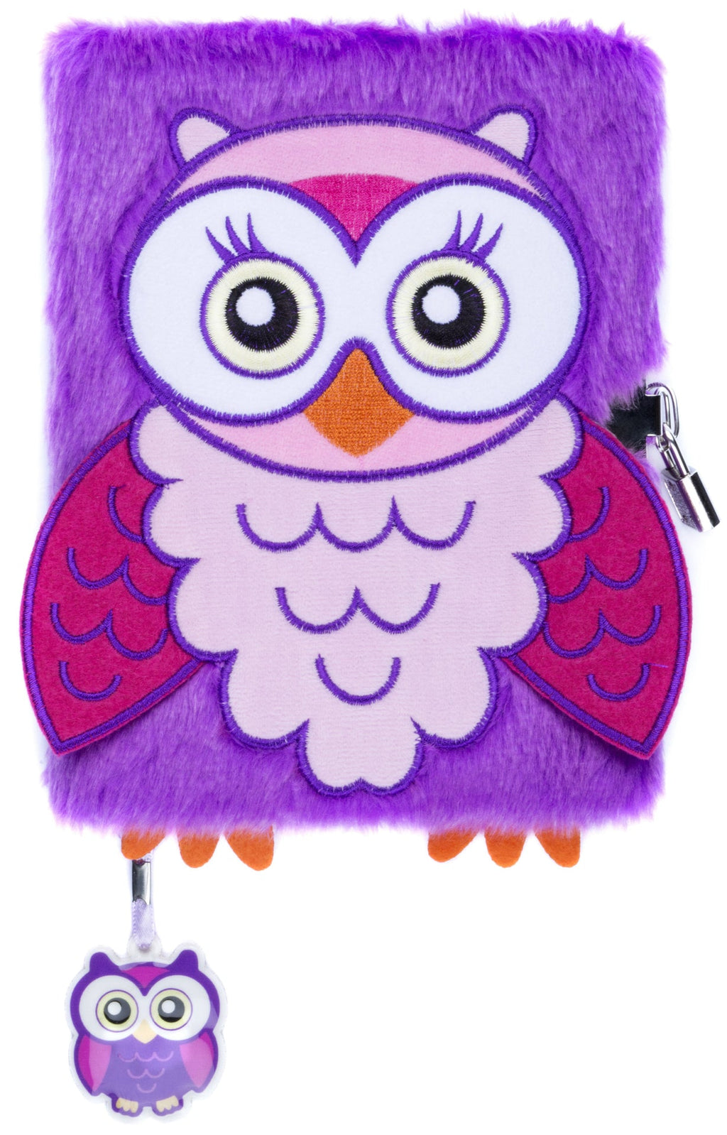 Carnet en peluche – hibou