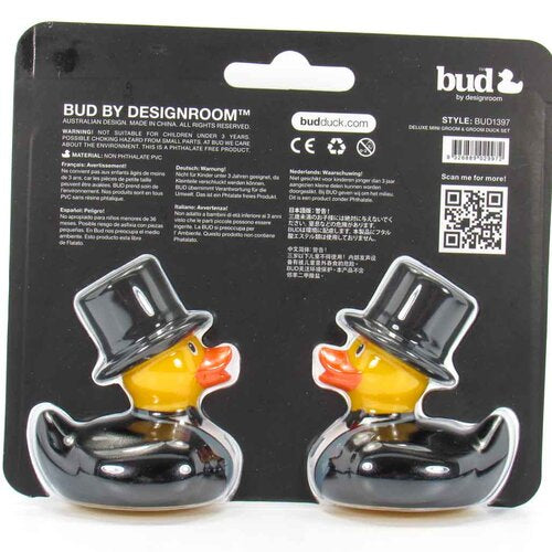 Mini Canard Groom & Groom Bud Duck CoinCaillerie