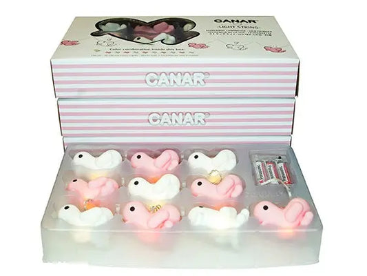 Guirlande Lumineuse Canard Rose Canar  CoinCaillerie