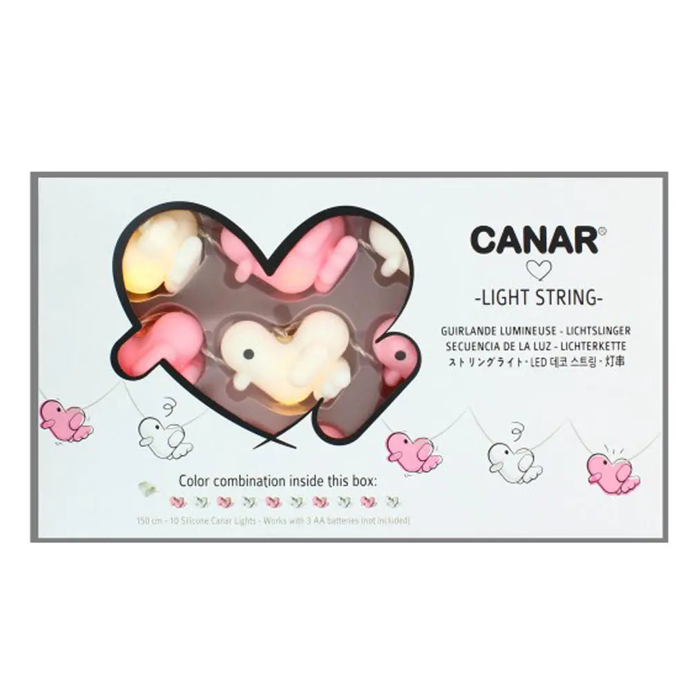 Guirlande Lumineuse Canard Rose Canar  CoinCaillerie