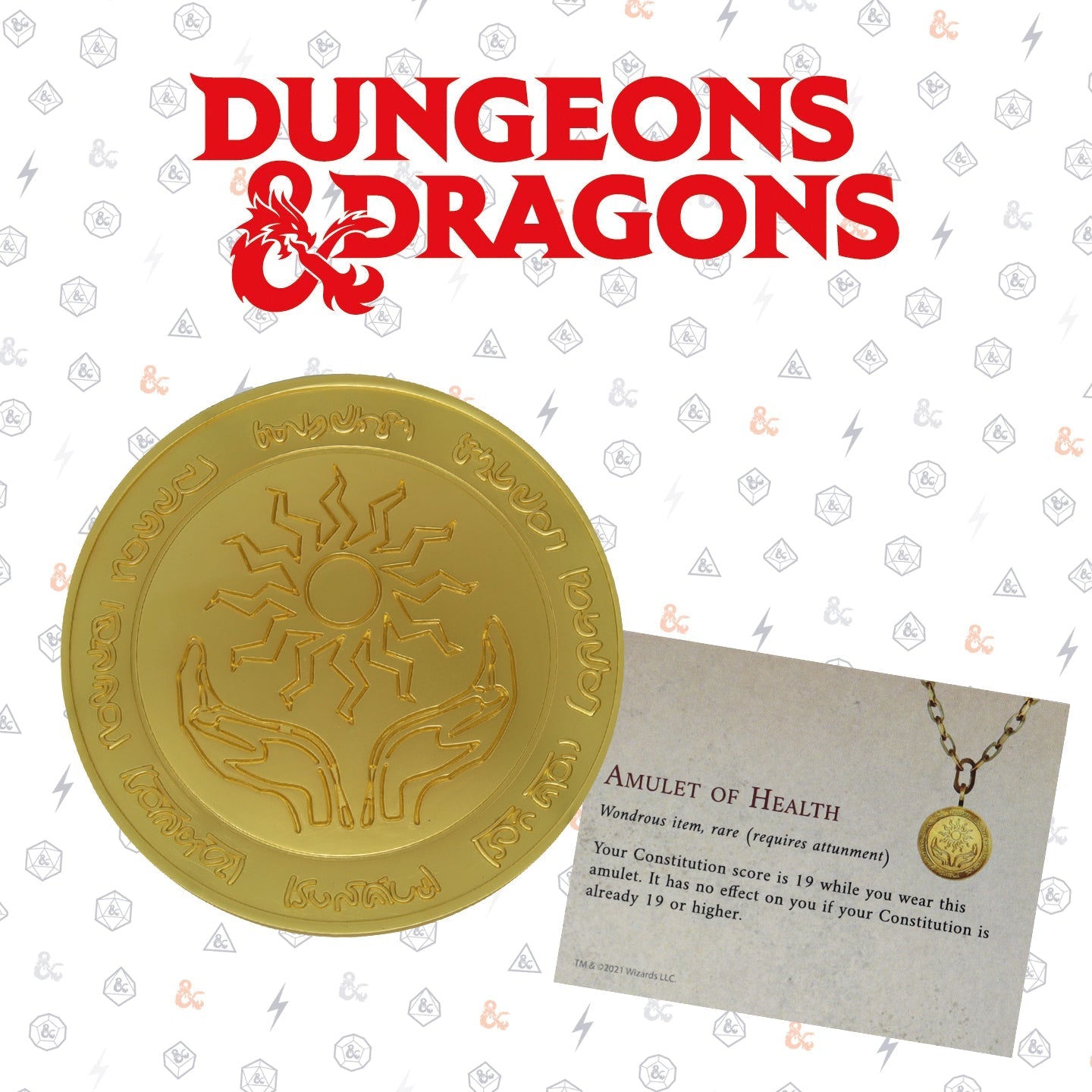 Médaillon collector Dungeons & Dragons - 24K Gold Plated Amulet of HealthMMédaillon collector Dungeons & Dragons - 24K Gold Plated Amulet of HealthéMédaillon collector Dungeons & Dragons - 24K Gold Plated Amulet of HealthdMédaillon collector Dungeons & Dragons - 24K Gold Plated Amulet of HealthaMédaillon collector Dungeons & Dragons - 24K Gold Plated Amulet of HealthiMédaillon collector Dungeons & Dragons - 24K Gold Plated Amulet of HealthlMédaillon collector Dungeons & Dragons - 24K Gold Plated Amulet of H
