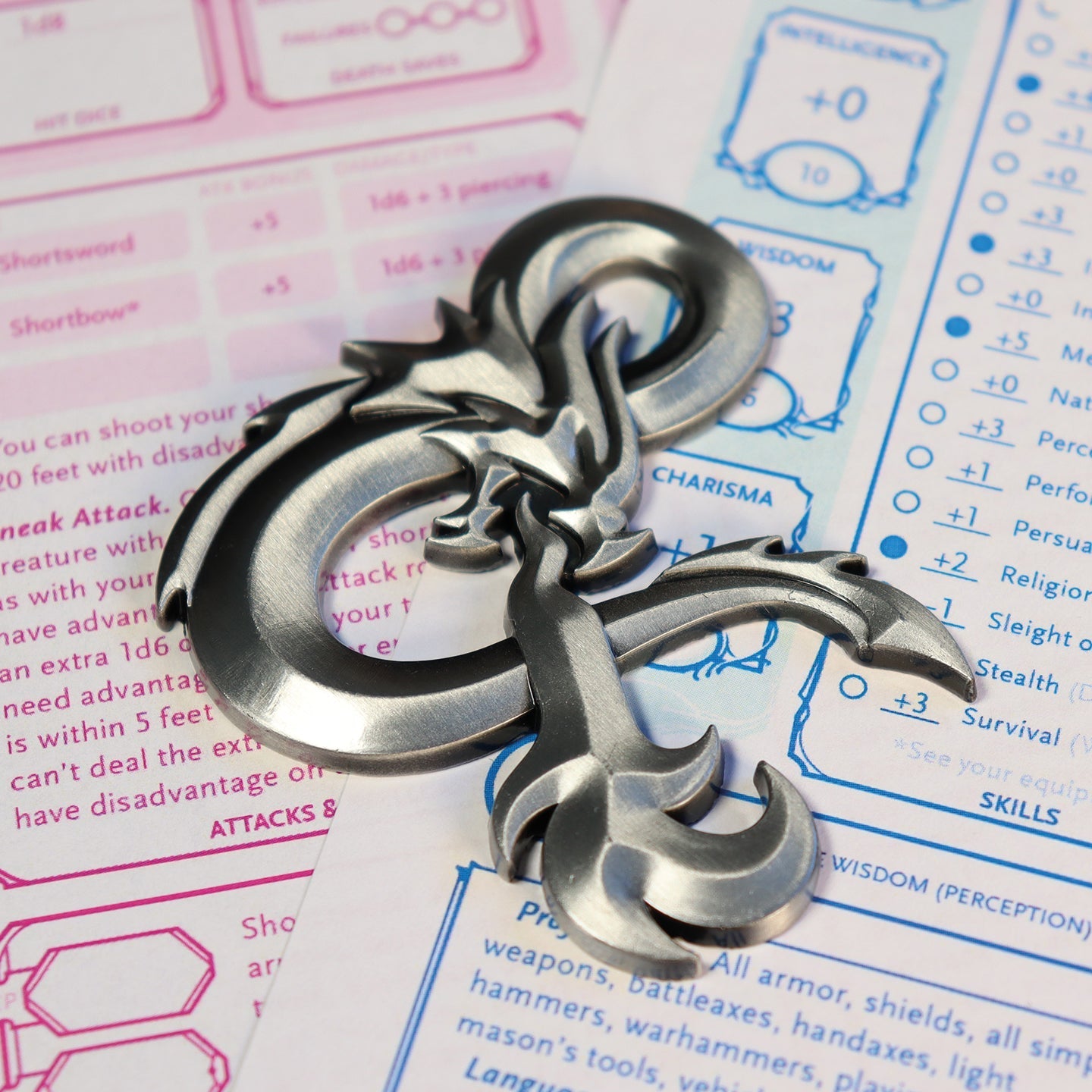 Médaillon collector Dungeons & Dragons - Ampersand