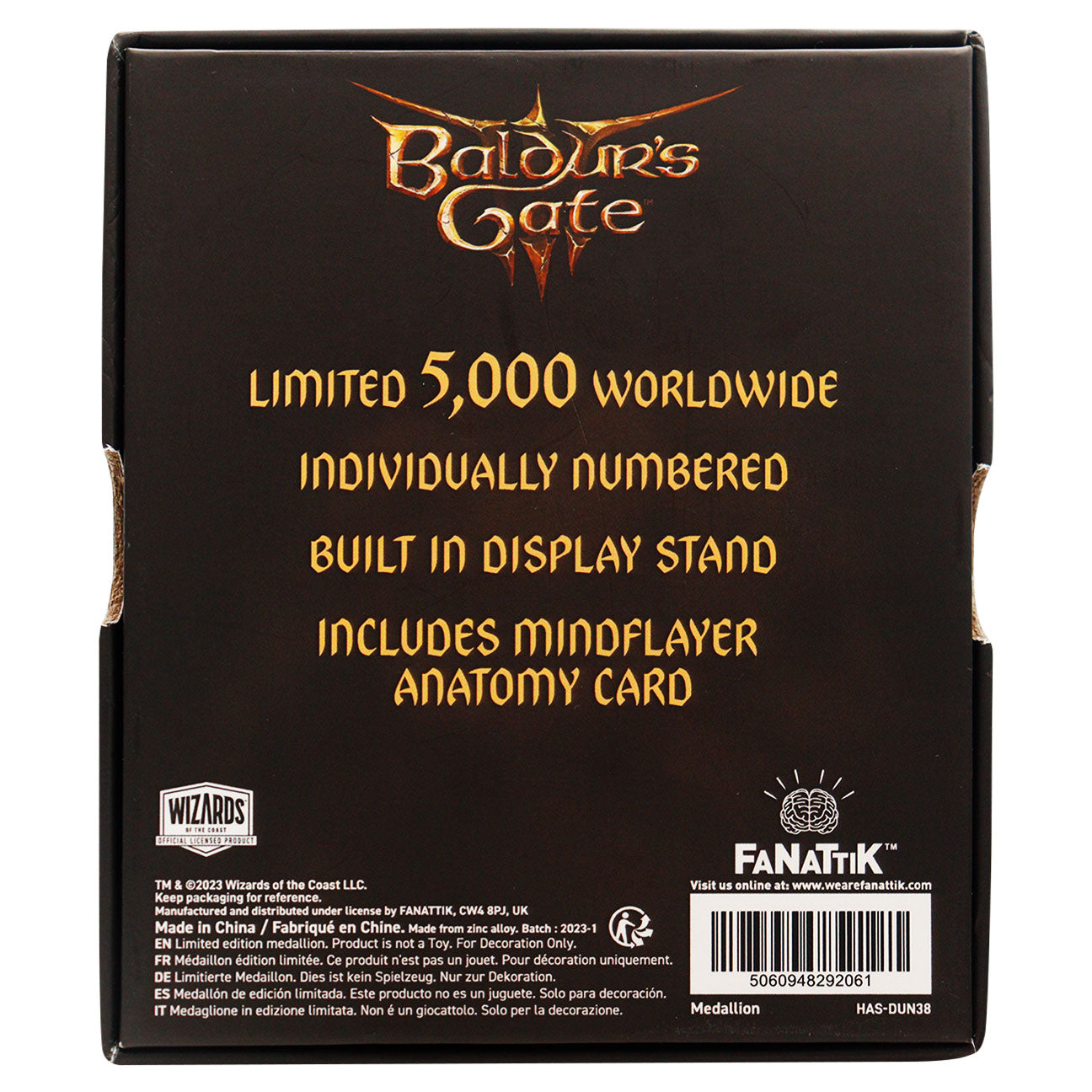 Médaillon collector Dungeons & Dragons - Baldur's Gate 3