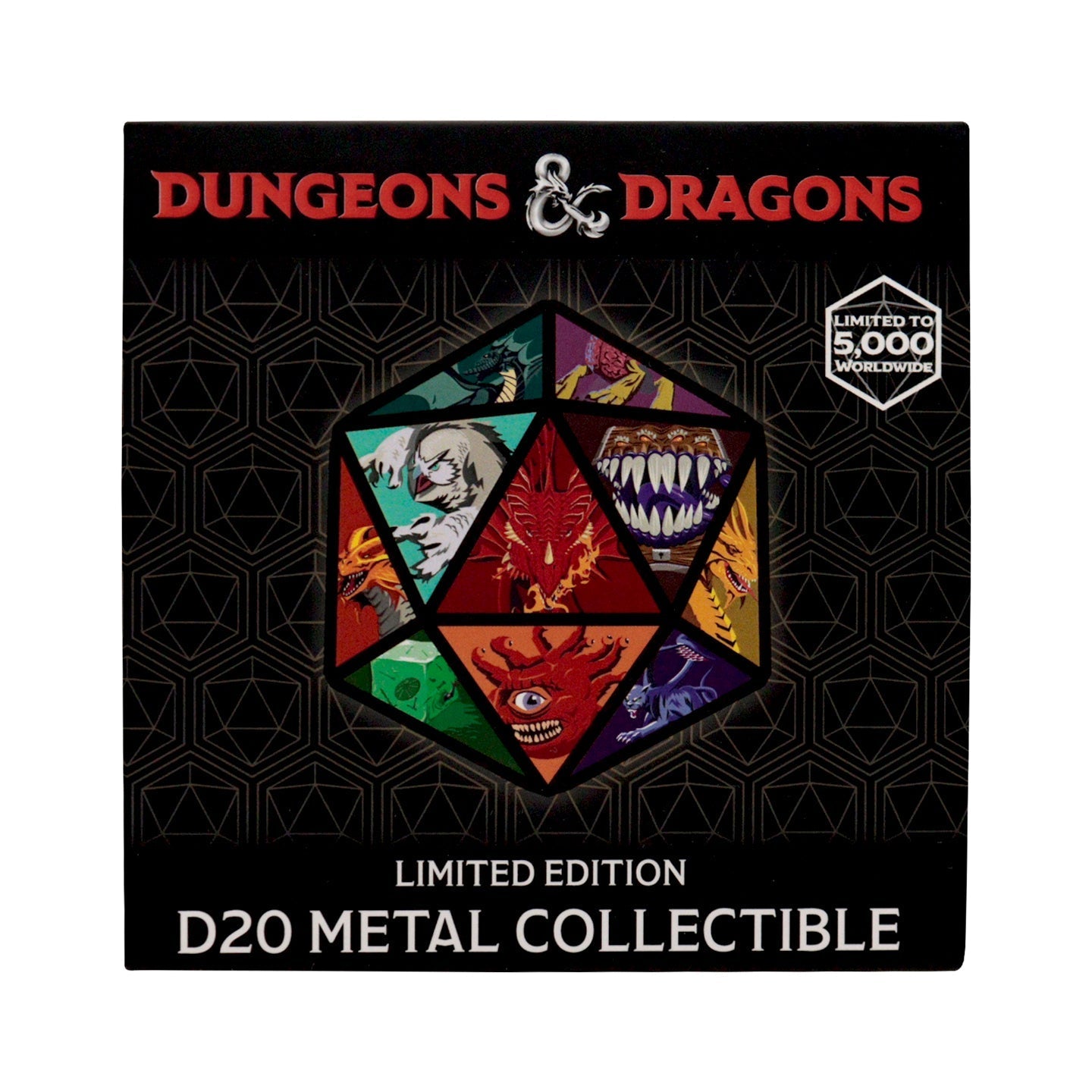 Médaillon collector Dungeons & Dragons - D20