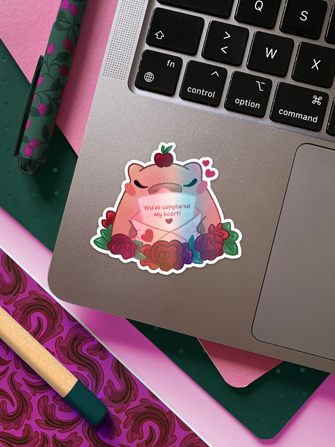You’ve capytured my heart | Sticker holographique