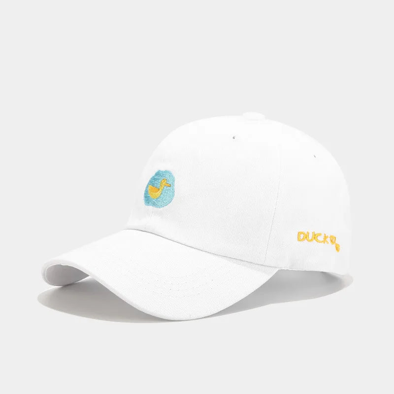Gorra de pato blanco