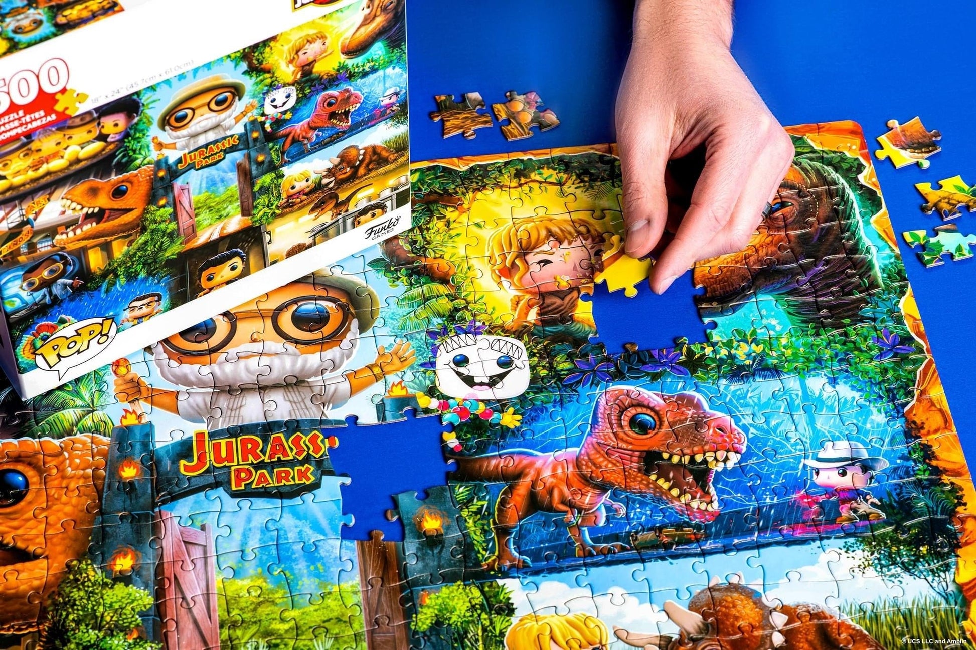 pop puzzle jurassic park