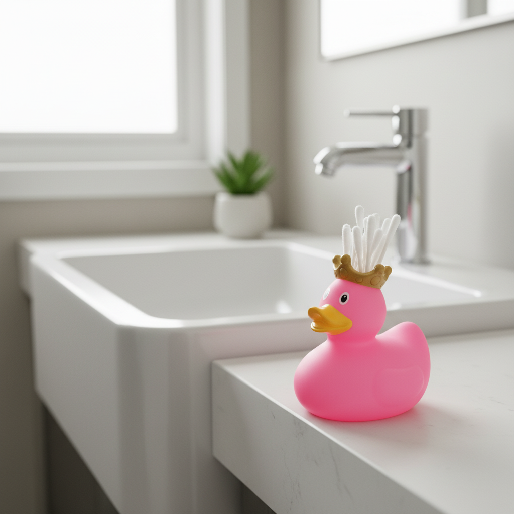 Pink Duck Crown Holdys