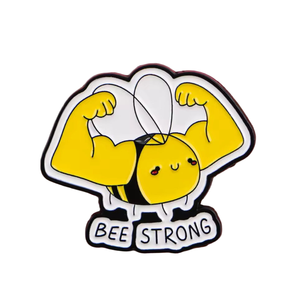 Photo produit - Pin's Abeille "Bee Strong”