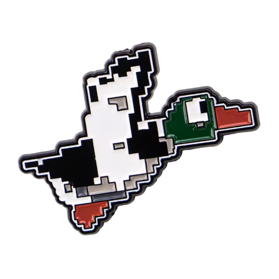 Pin’s Canard Colvert Pixel Art - photo produit