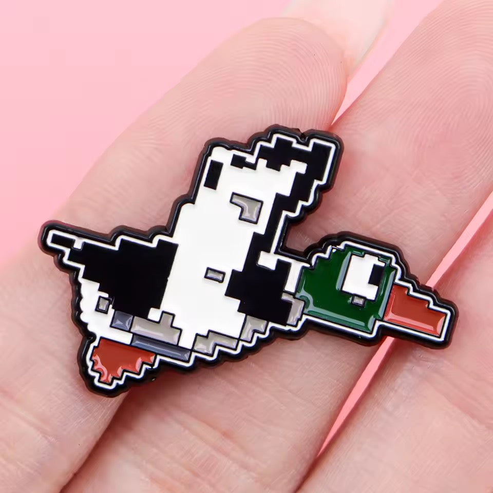 Pin’s Canard Colvert Pixel Art