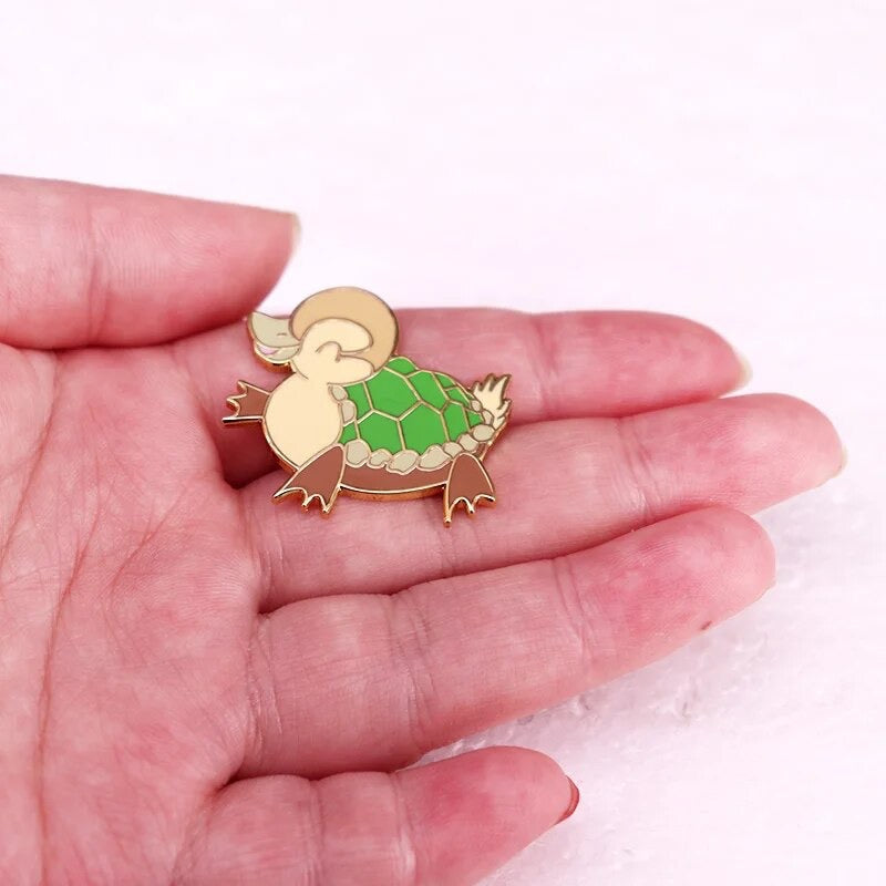 Pins Canard Tortue Canard de Bain CoinCaillerie