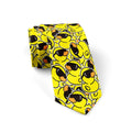 Cravate Canards jaunes avec lunettes de soleil – vue produit 1