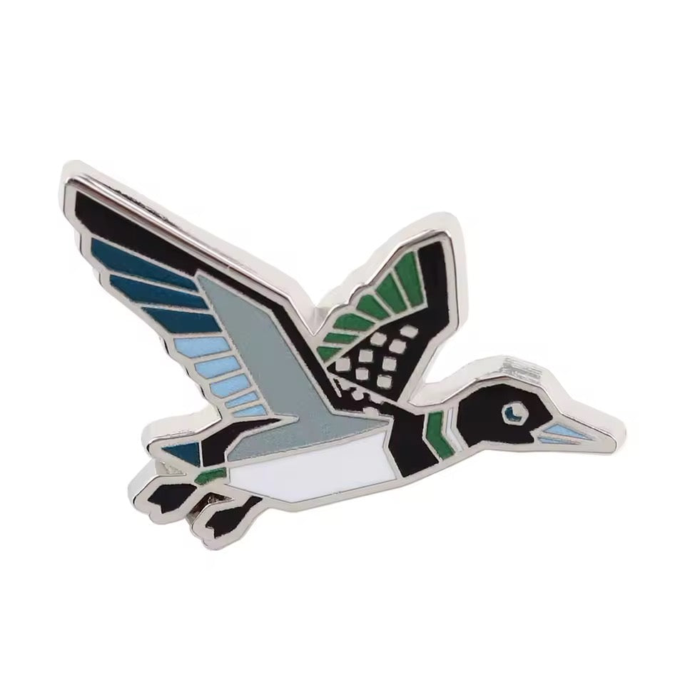 Pin’s Canard Colvert en vol