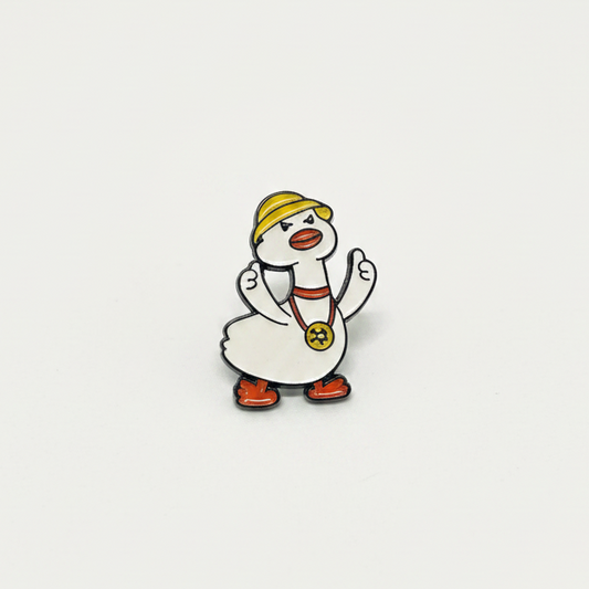Pin's Canard Blanc Touriste