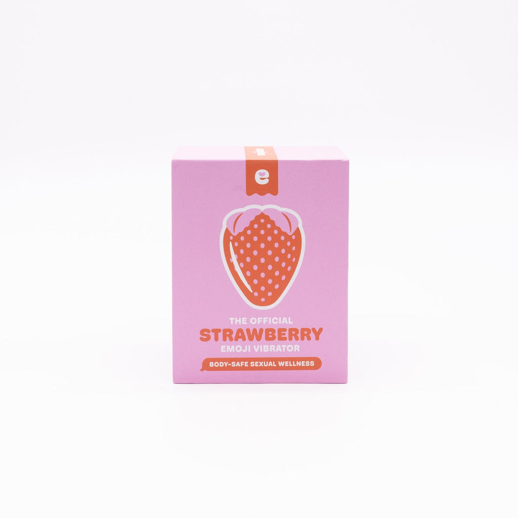 Vibromasseur Fraise avec Succion Emojibator – vue produit 7