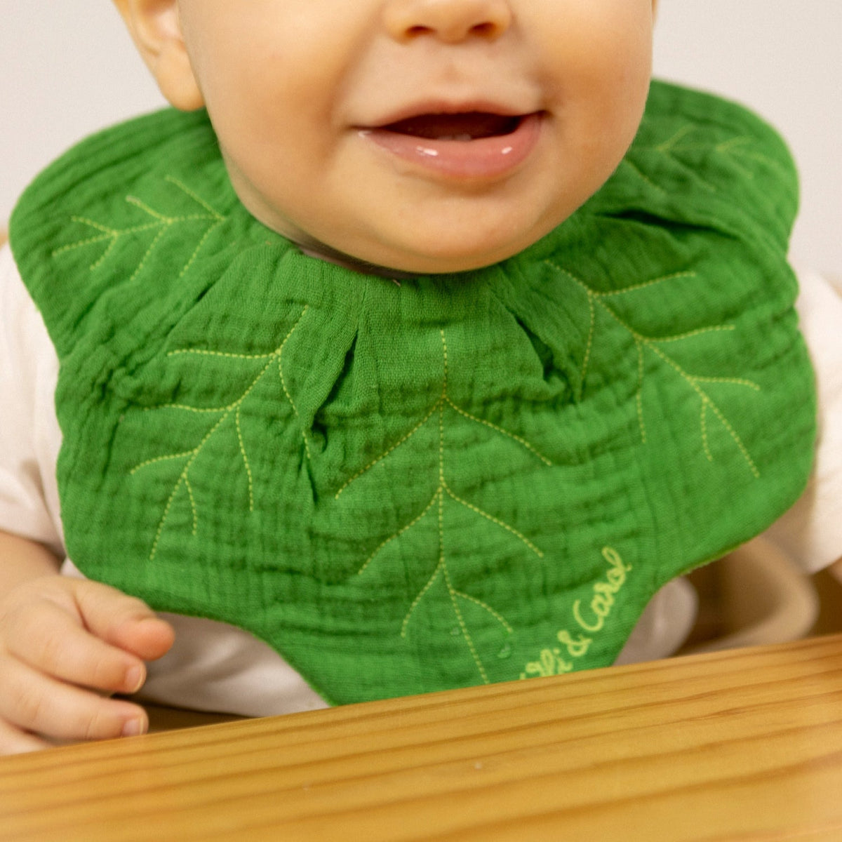 Kendall le Chou kale – Bavoir bébé – vue produit 3