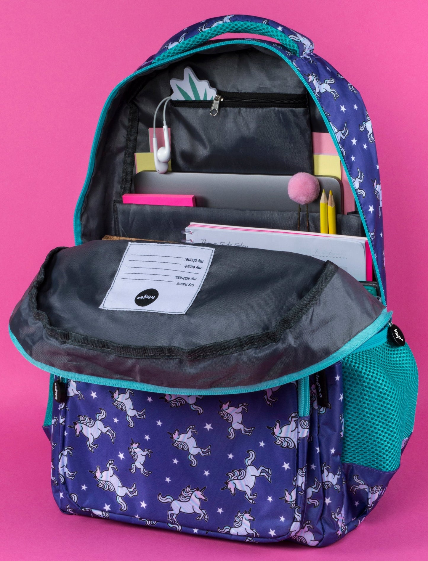 Sac à dos scolaire multicompartiment – licorne Sky