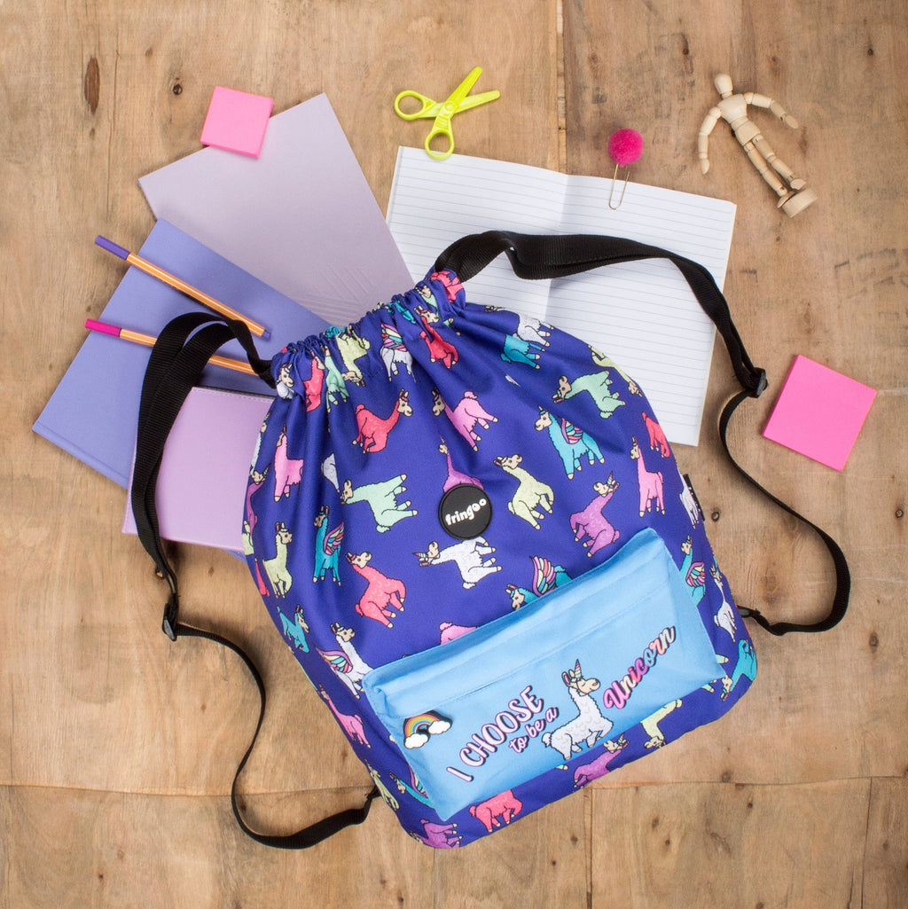 Sac à dos à cordon – Llamacorn