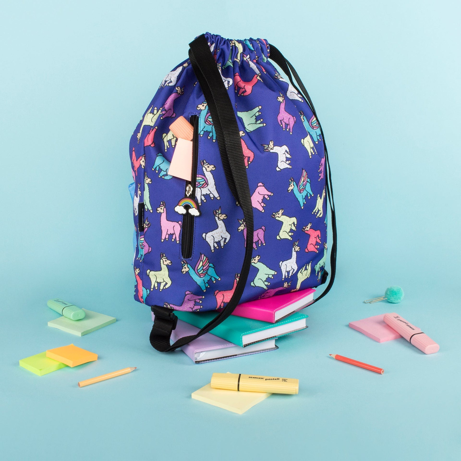 Sac à dos à cordon – Llamacorn