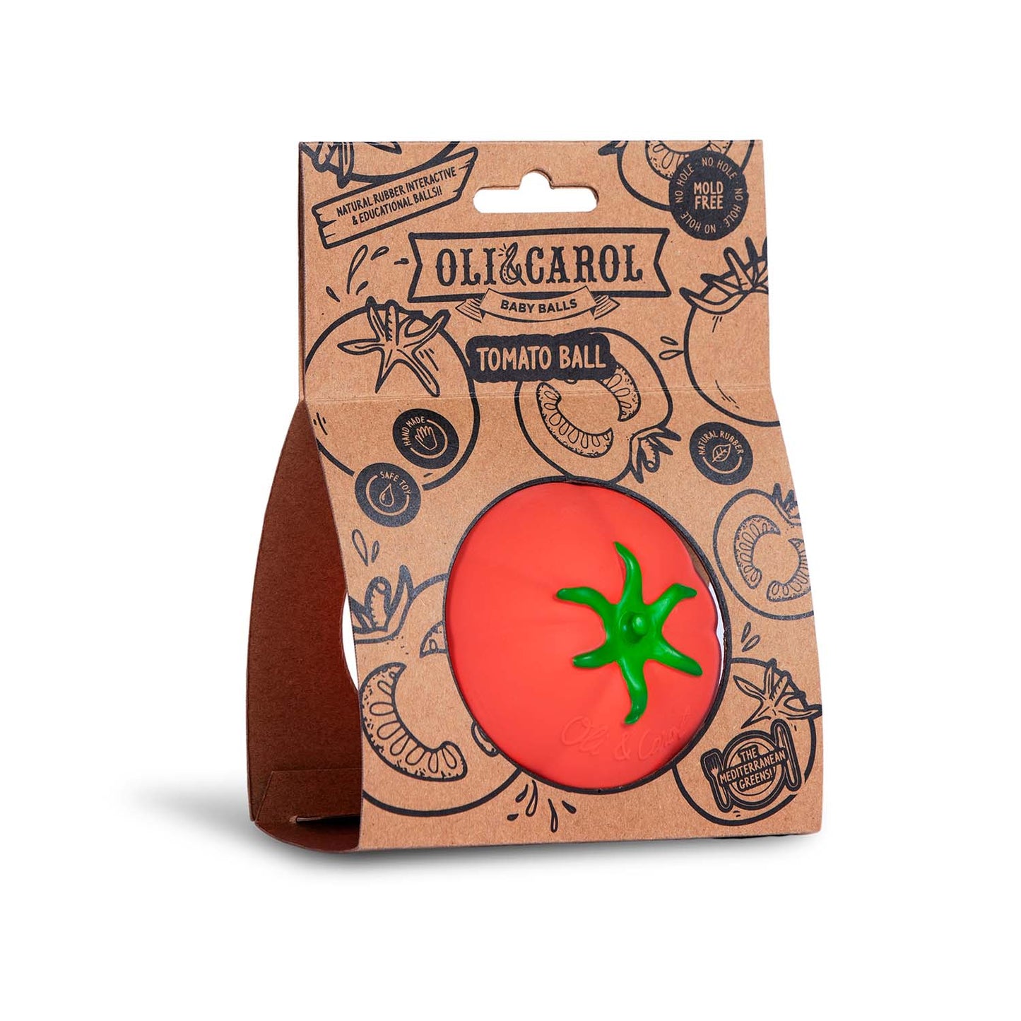 Tomate – Balle sensorielle bébé – vue produit 3