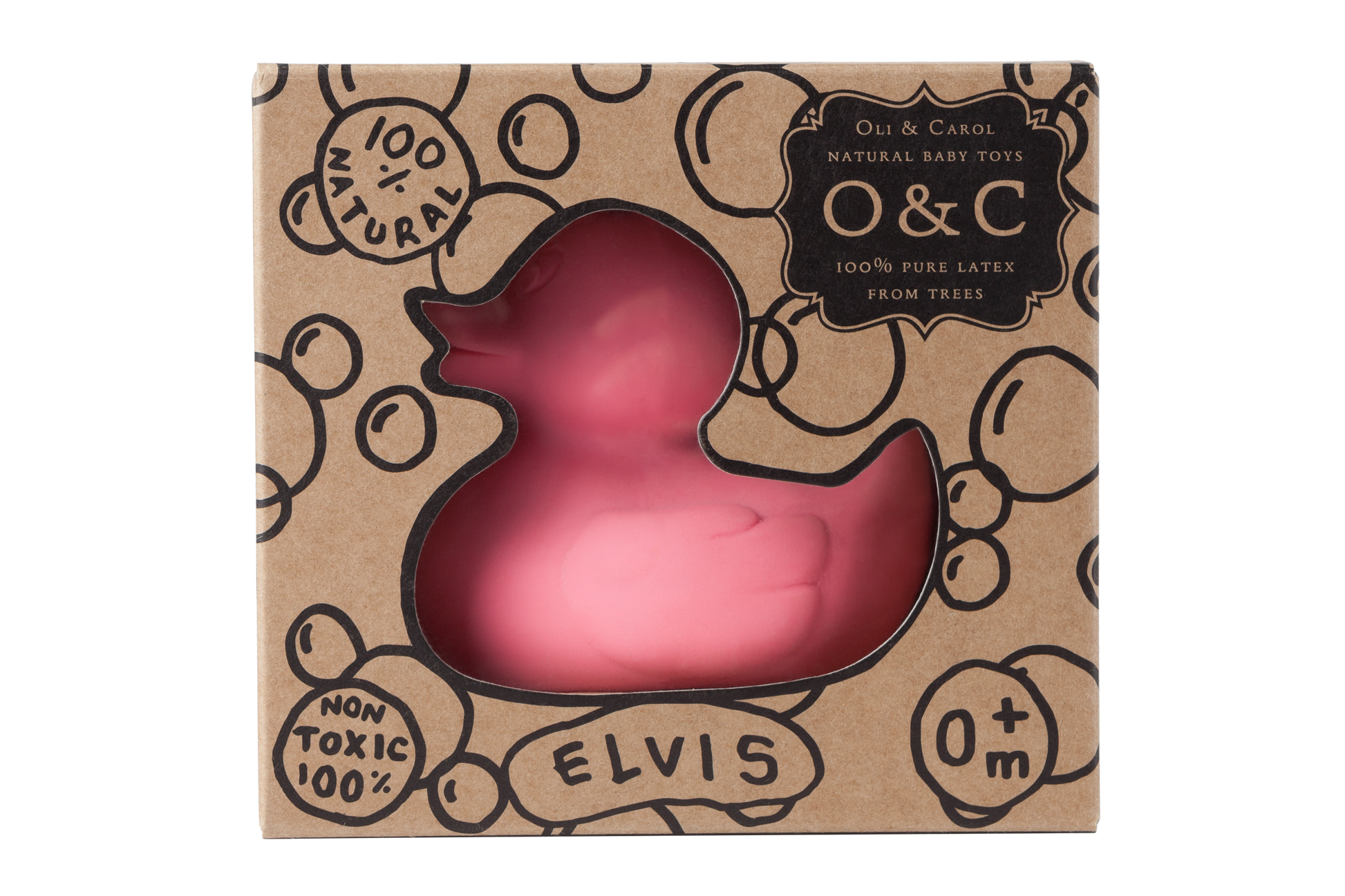 Elvis le Canard Rose Oli & Carol CoinCaillerie