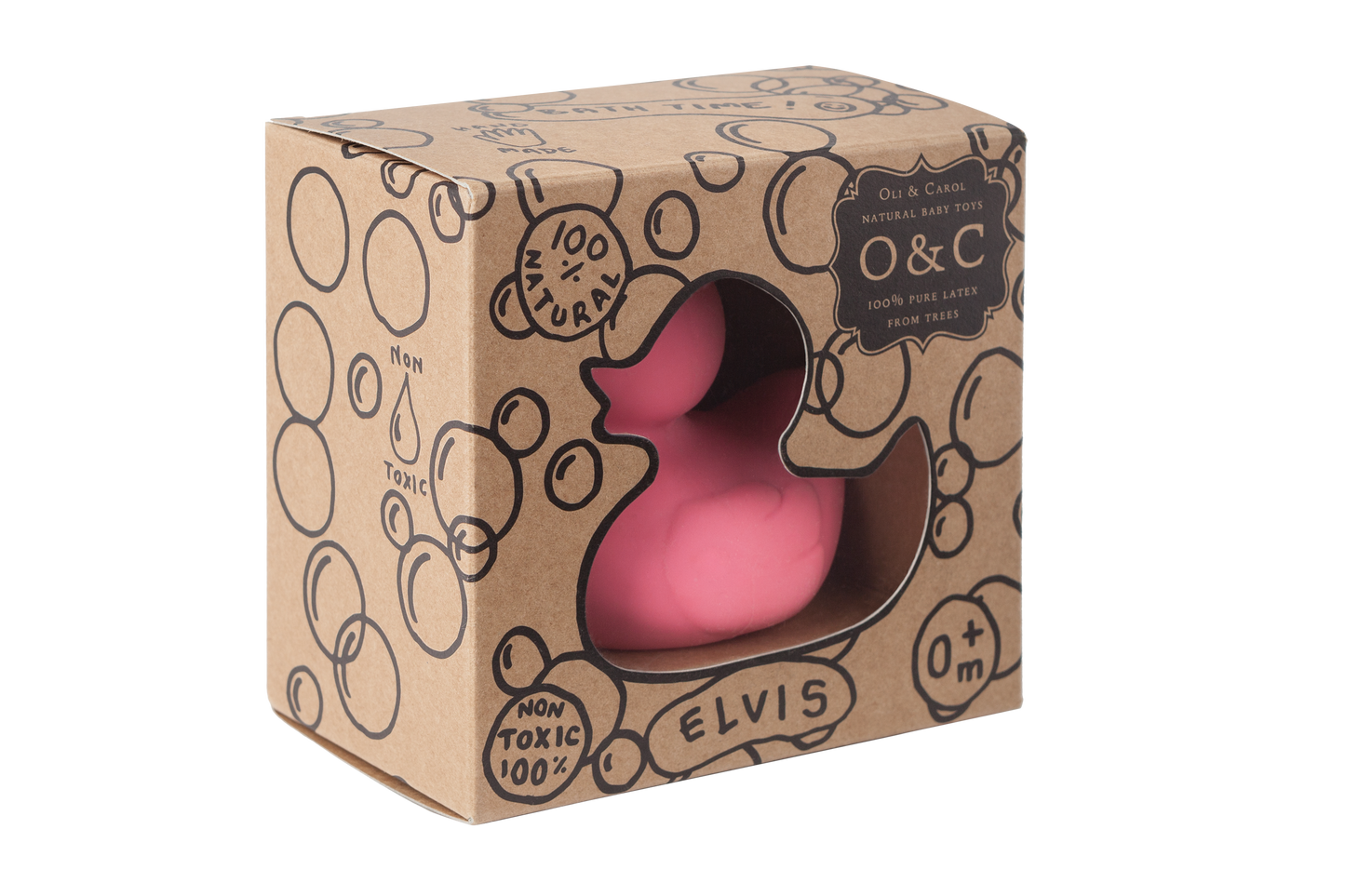 Elvis le Canard Rose Oli & Carol CoinCaillerie