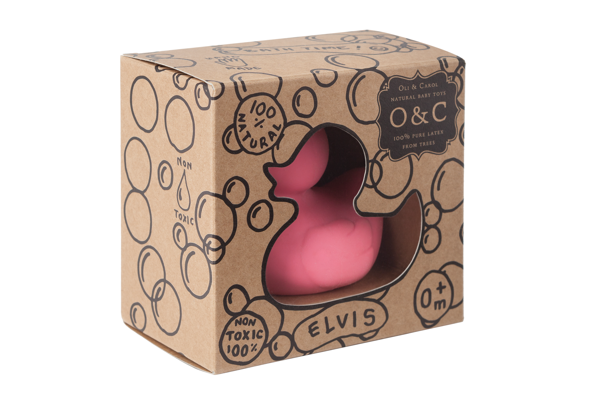 Elvis le Canard Rose Oli & Carol CoinCaillerie