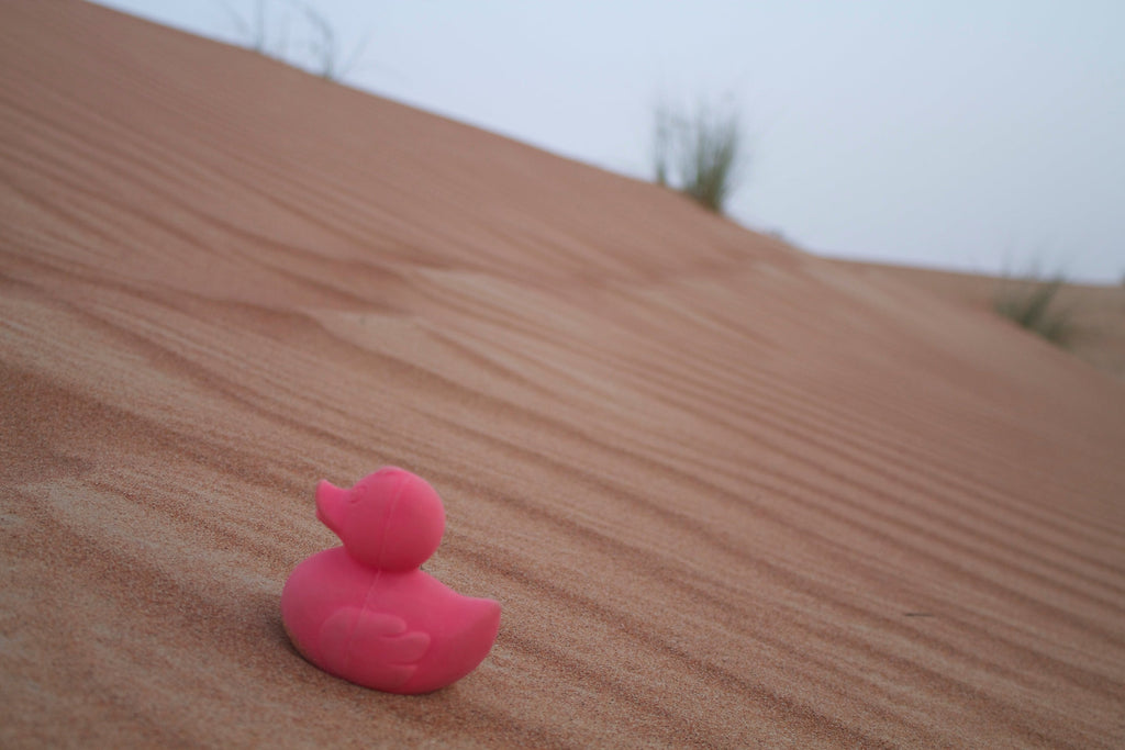 Elvis le Canard Rose – Jouet de bain et dentition bébé – vue produit 18