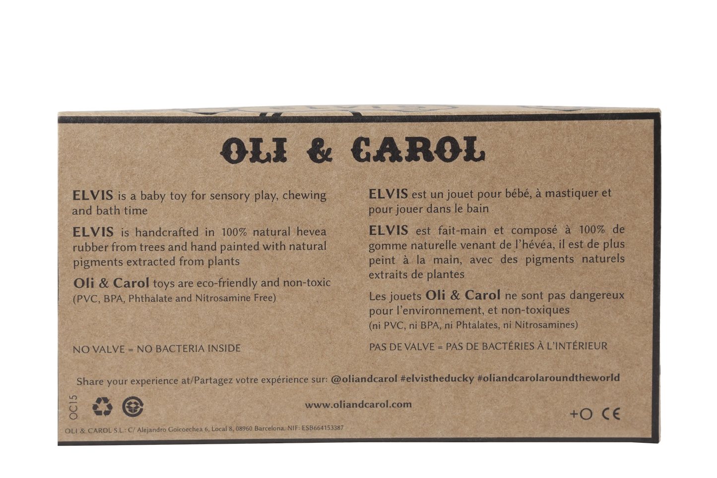 Elvis le Canard Blanc Oli & Carol CoinCaillerie