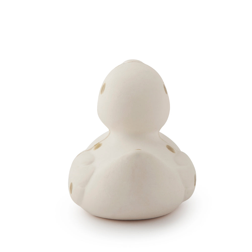 Elvis le Canard Pois Dorés – Jouet de bain et dentition bébé – vue produit 3