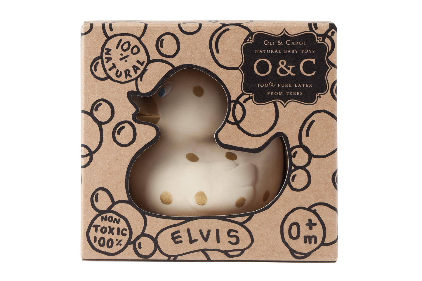 Produit Elvis Le Canard Pois Dorés Accessoire