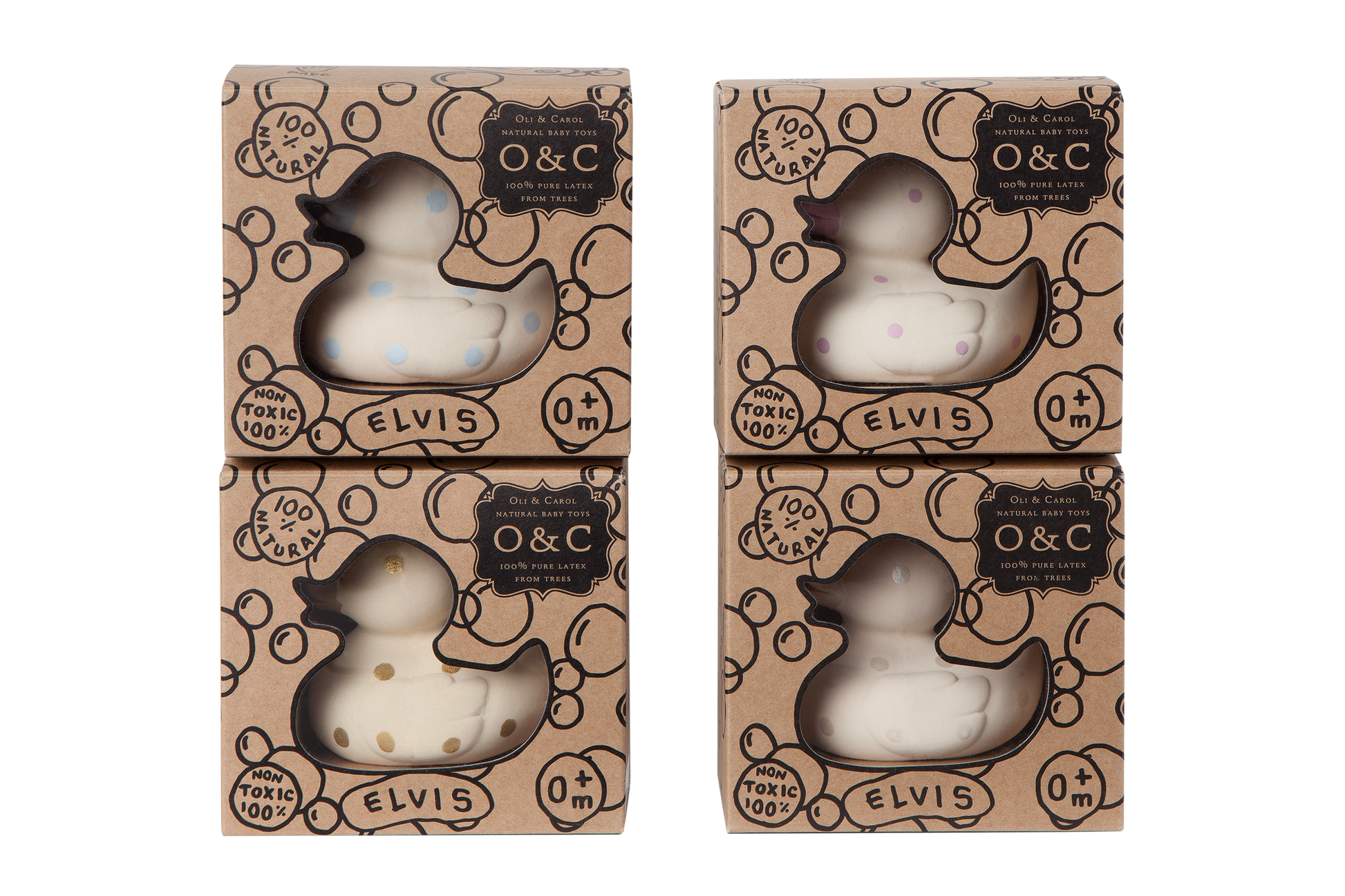 Produit Elvis Le Canard Pois Roses Idée Cadeau