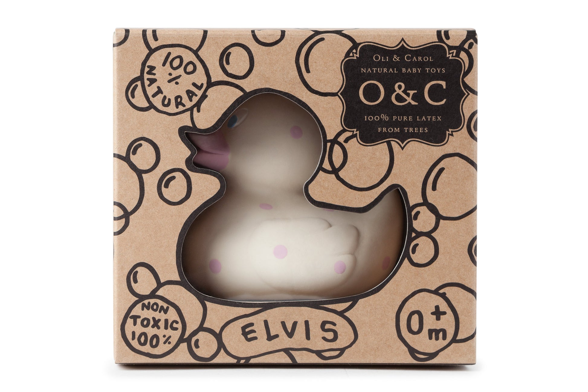 Elvis le Canard Pois Roses Oli & Carol CoinCaillerie