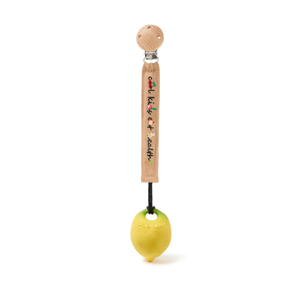 Lou le Citron – Mini doudou de dentition bébé – vue produit 4
