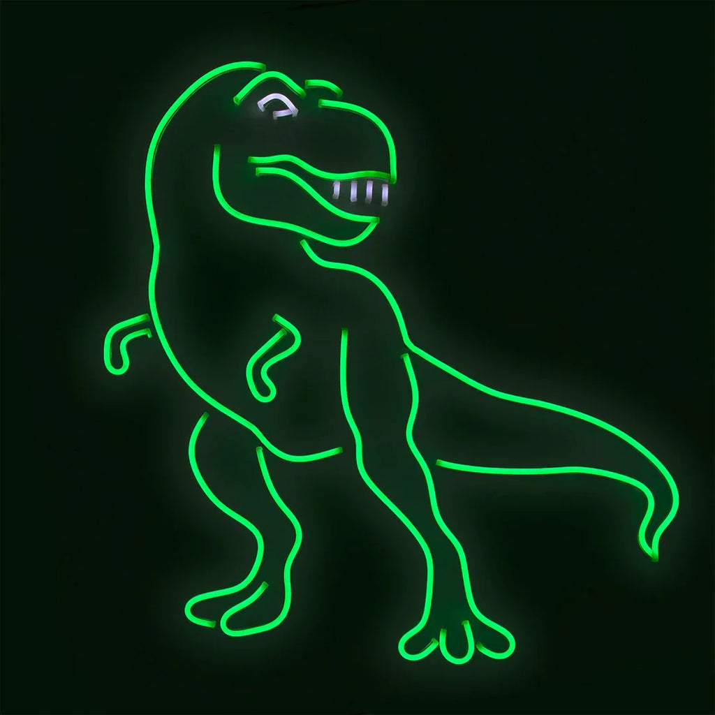 led wall neon dinosaur t rex 