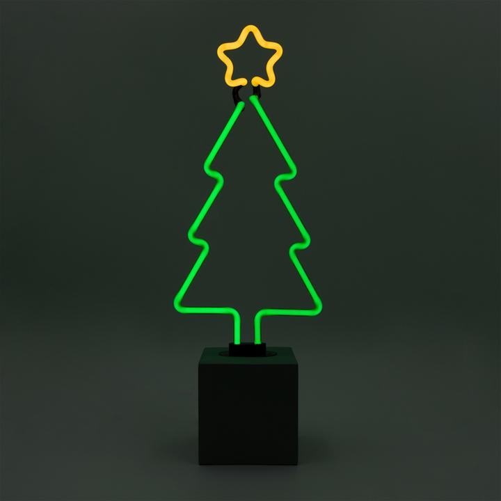 neon concrete base christmas tree NSET XMAS 5060081507213