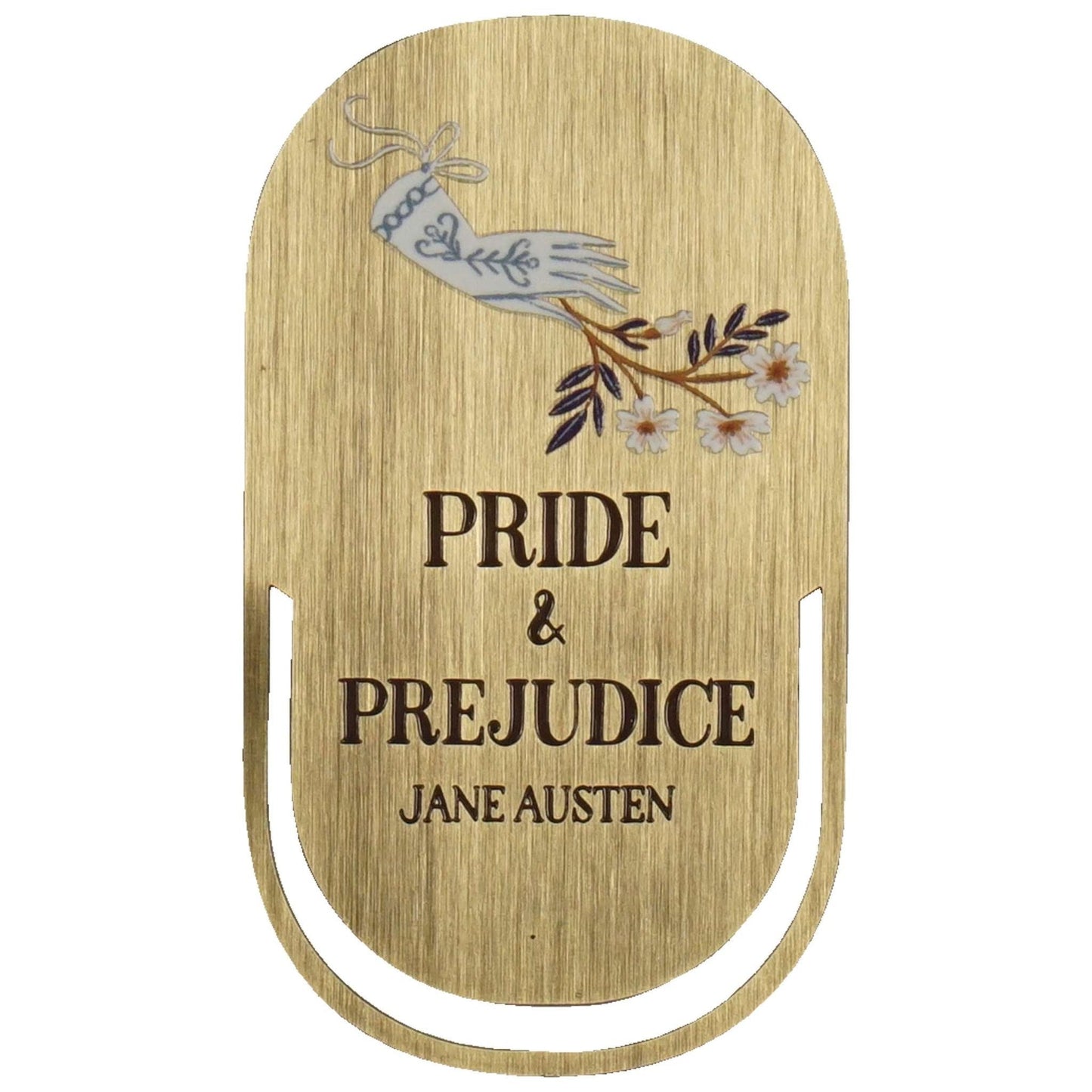 Marque-page en métal Jane Austen - Pulteney Press Pride & Prejudice