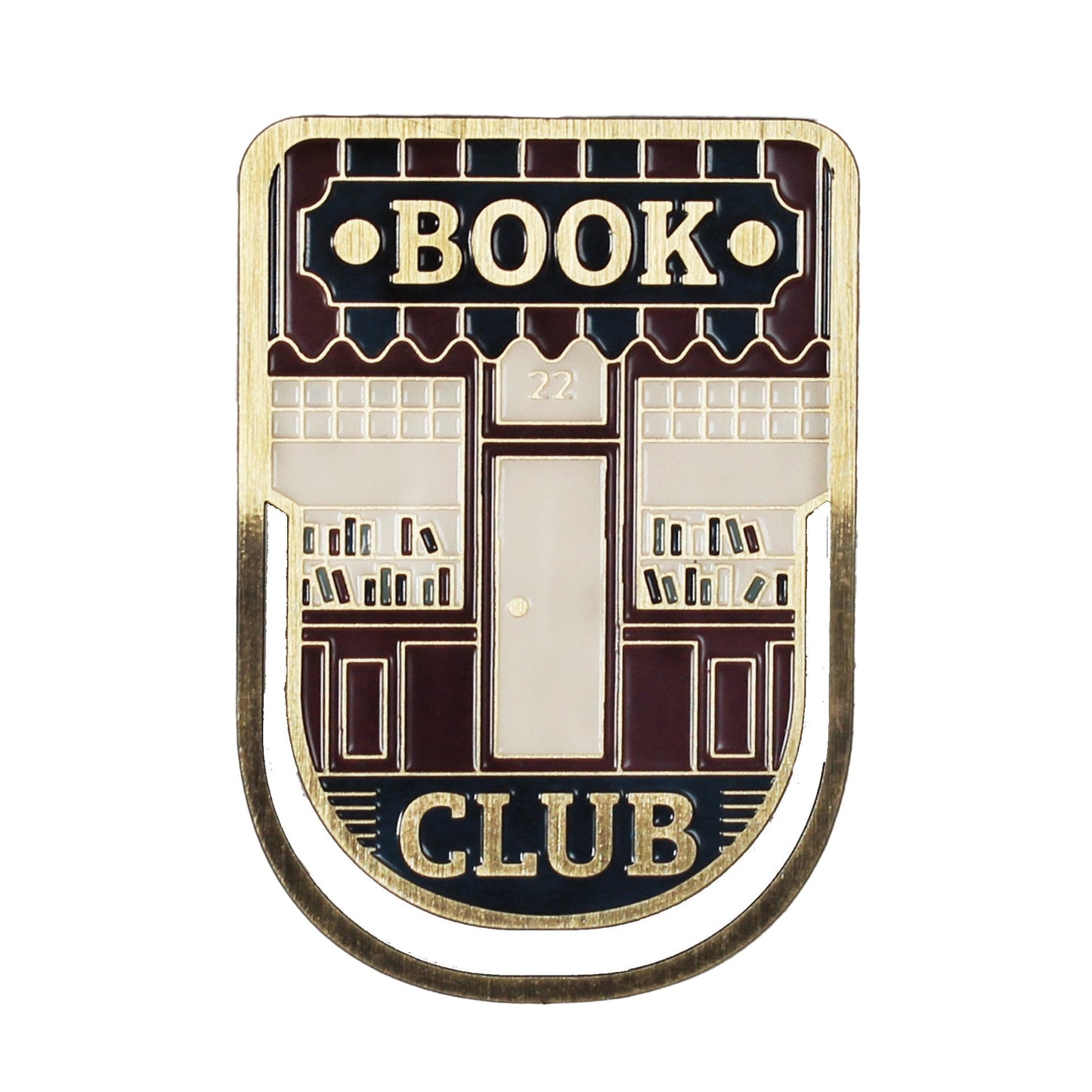 Marque-page en métal Pulteney Press Book Club