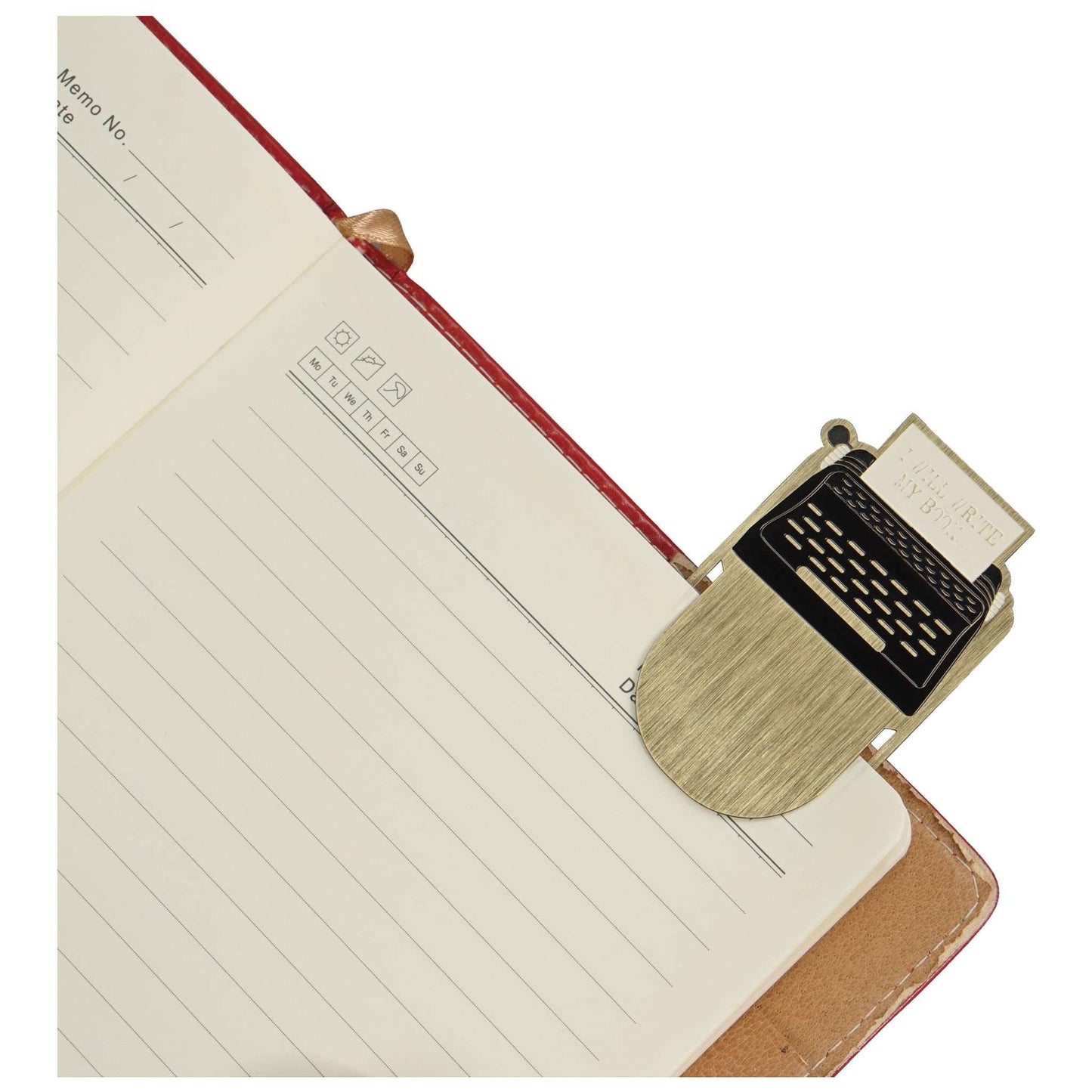 Marque-page en métal Pulteney Press I Will Write
