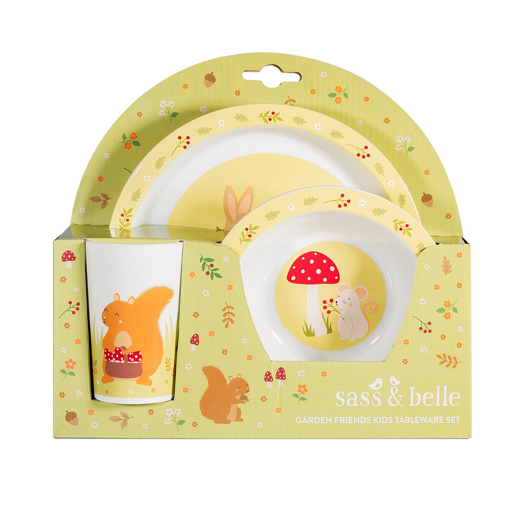 Set vaisselle enfant Amis du Jardin