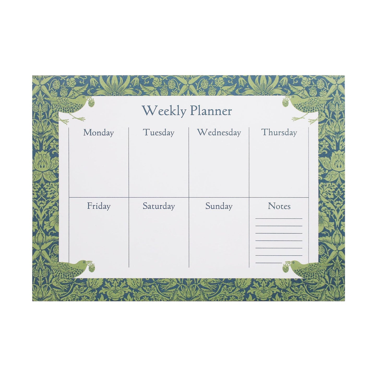 Weekly Planner - William Morris - ACS Sage
