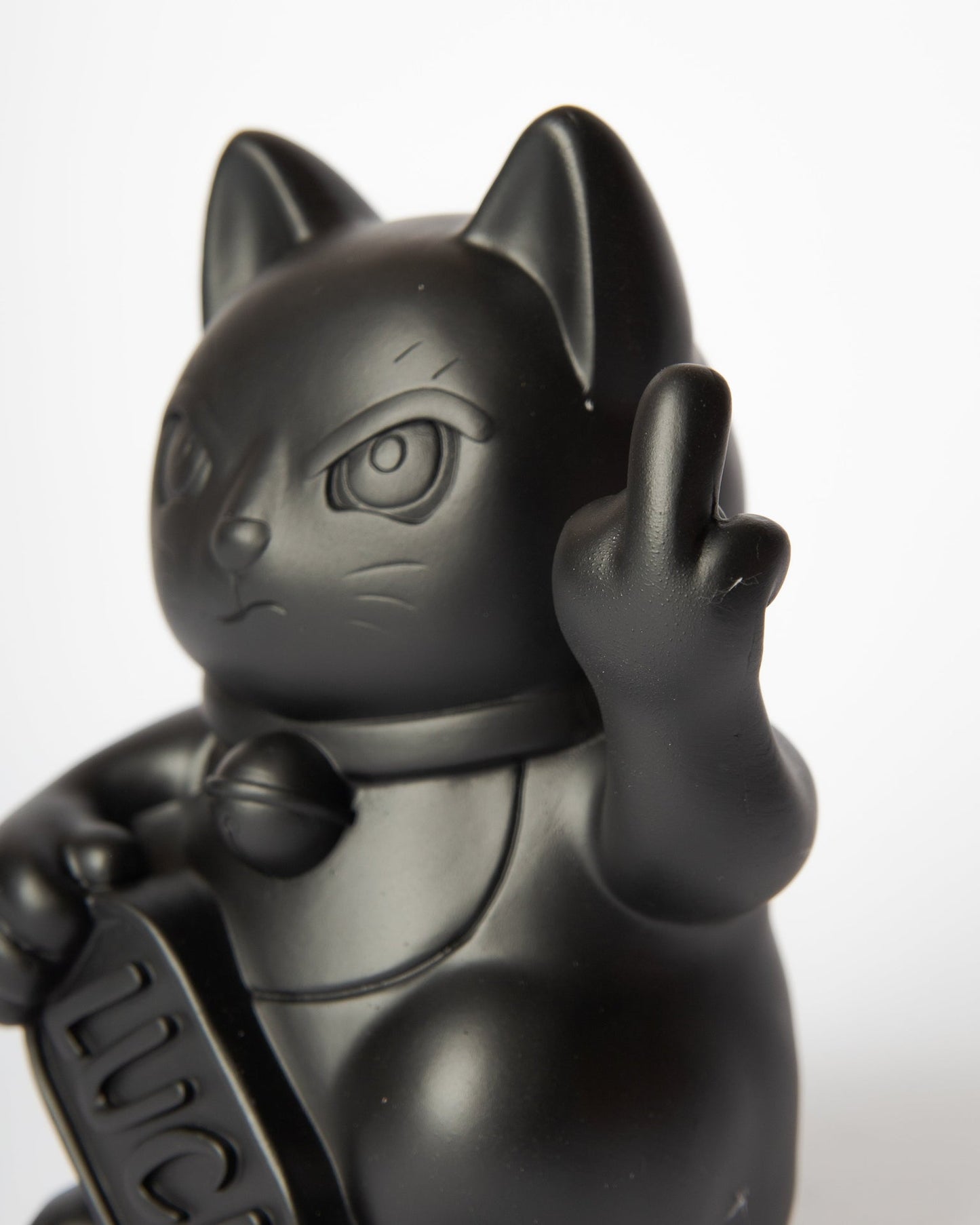 Chat Chanceux « Fuck » Noir