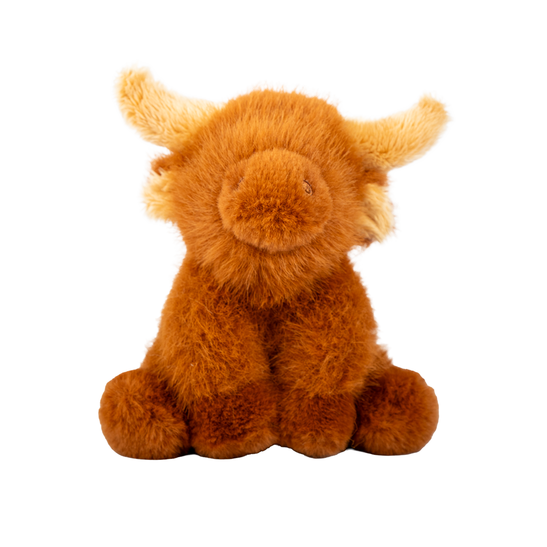 Peluche Amis de la Ferme - Vache Highland - Wild & Soft