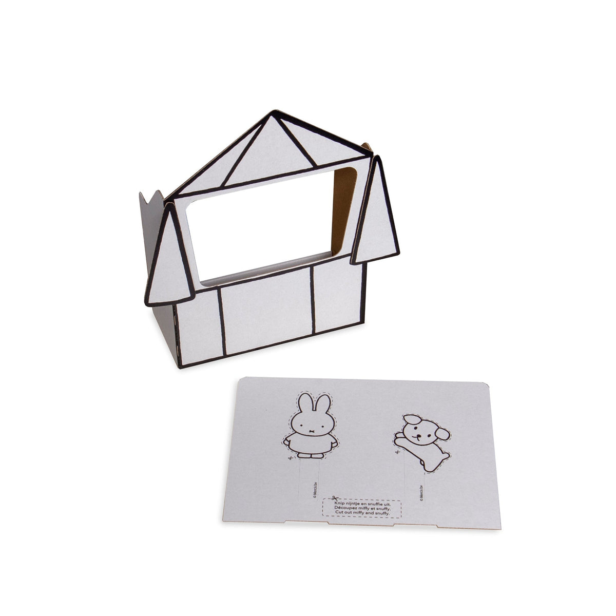 Théâtre de Marionnettes en Carton Lapin Miffy