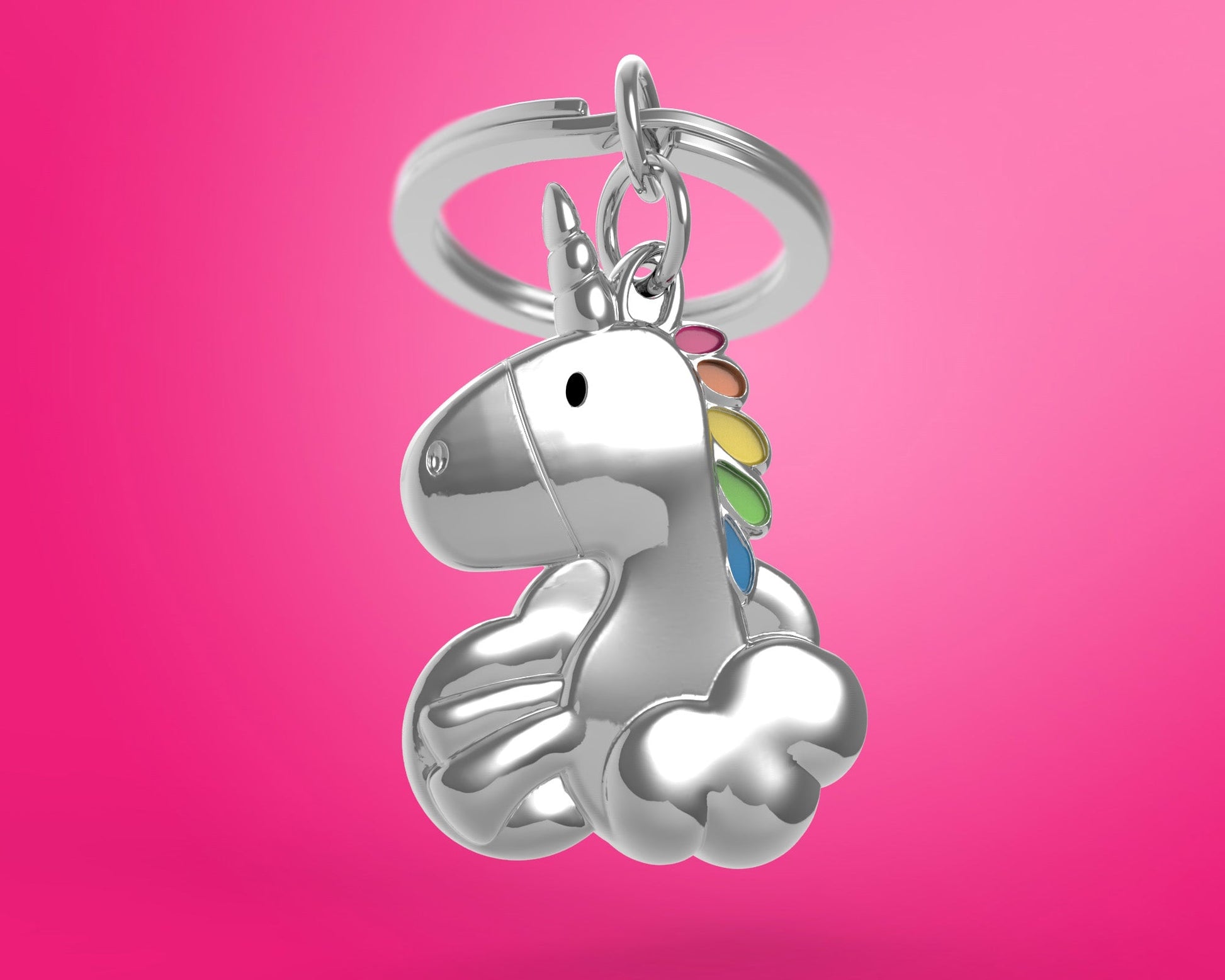 Porte clés Licorne Nuage Meta[l]morphose | Boutique d'objets cadeaux designs CoolDesign.fr